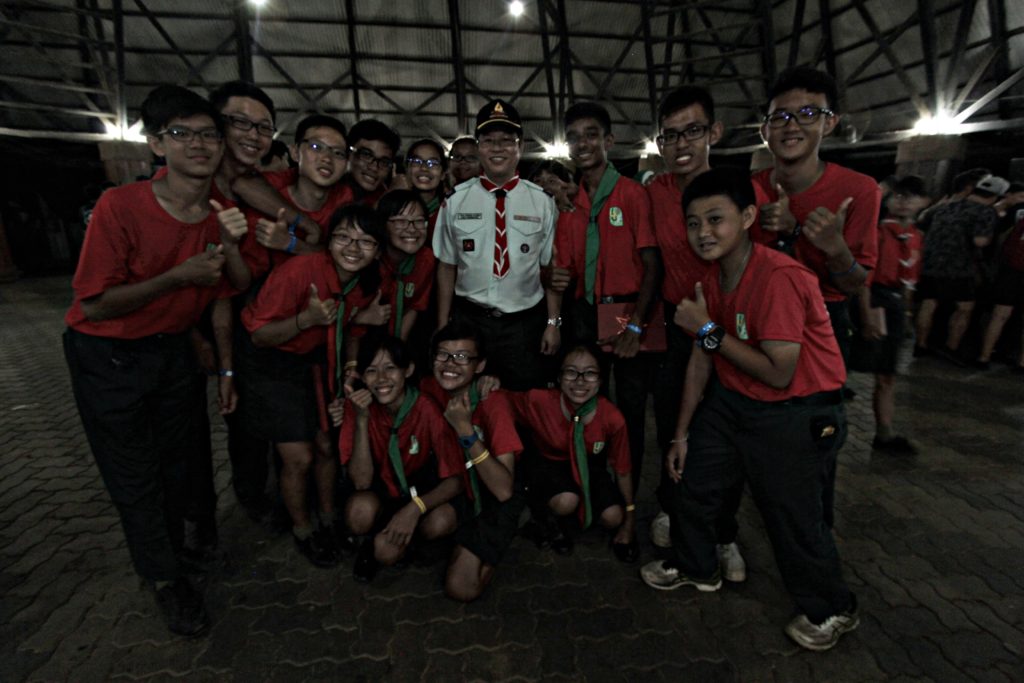 Dragon Teams celebrating with our Chief