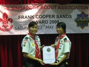 Wan Juan and Amanda presenting to you - The Frank Cooper Sands (GOLD) 2008!