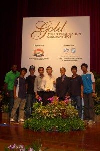 Ken with Mr Giam and Dragon Scouts
