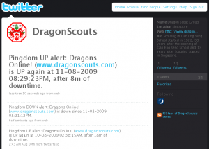 Site Availability on Twitter Site Availability on Twitter